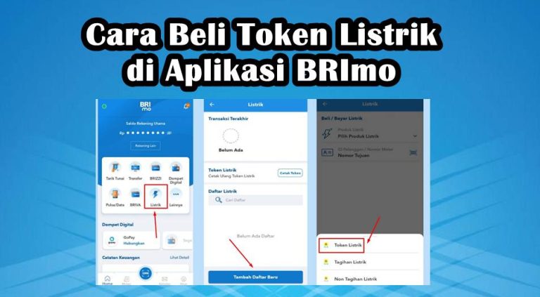 Cara Beli Token Listrik Di Dana Livin Bca Brimo Siagapmk Id