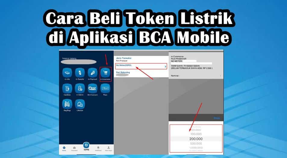 Cara Beli Token Listrik di Aplikasi BCA Mobile