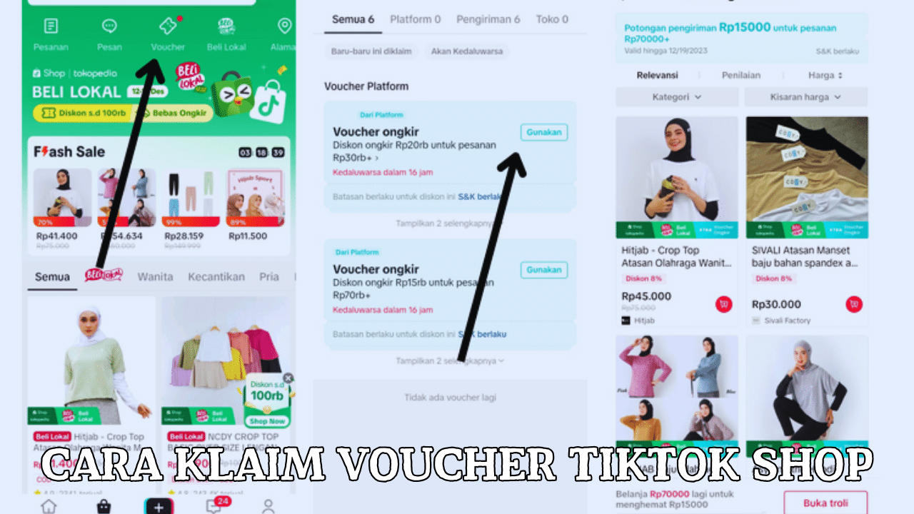 Cara Klaim Voucher TikTok Shop