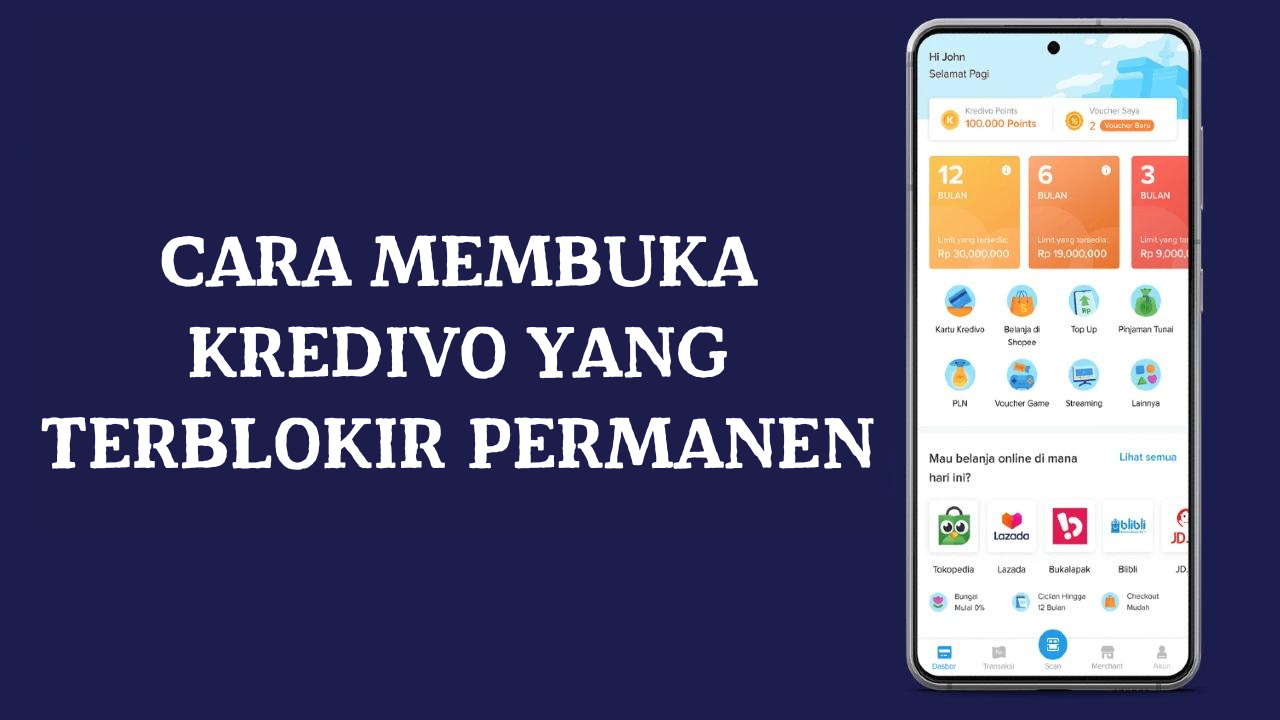 Cara Membuka Kredivo yang Terblokir Permanen