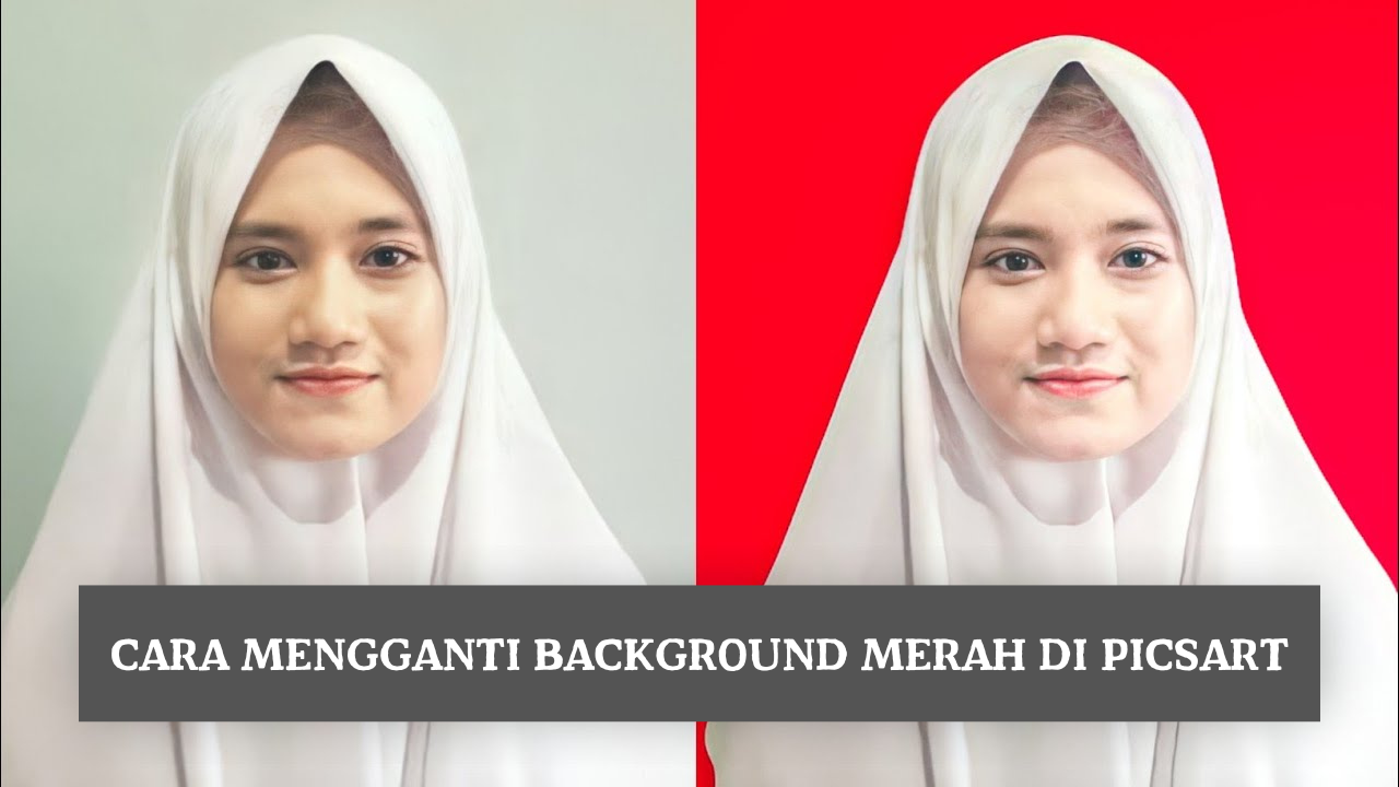 Cara Mengganti Background Merah di PicsArt