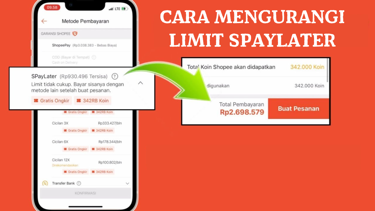 Cara Mengurangi Limit SpayLater