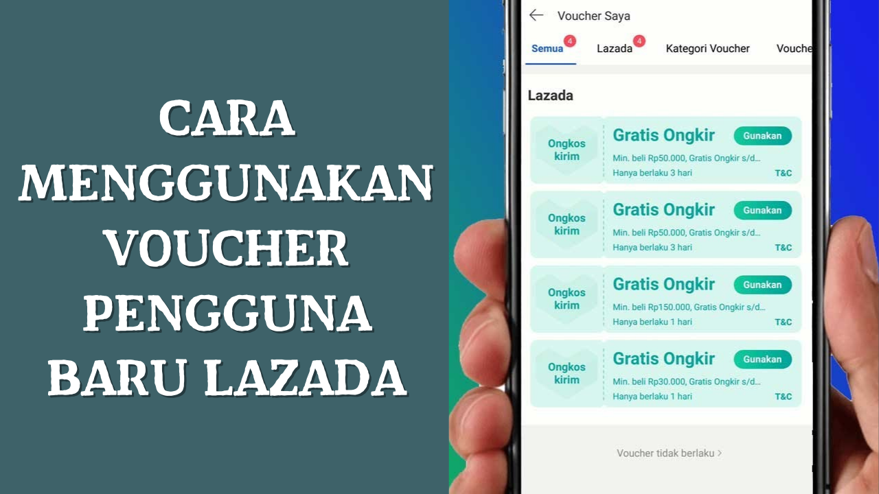 Cara Menggunakan Voucher Pengguna Baru Lazada