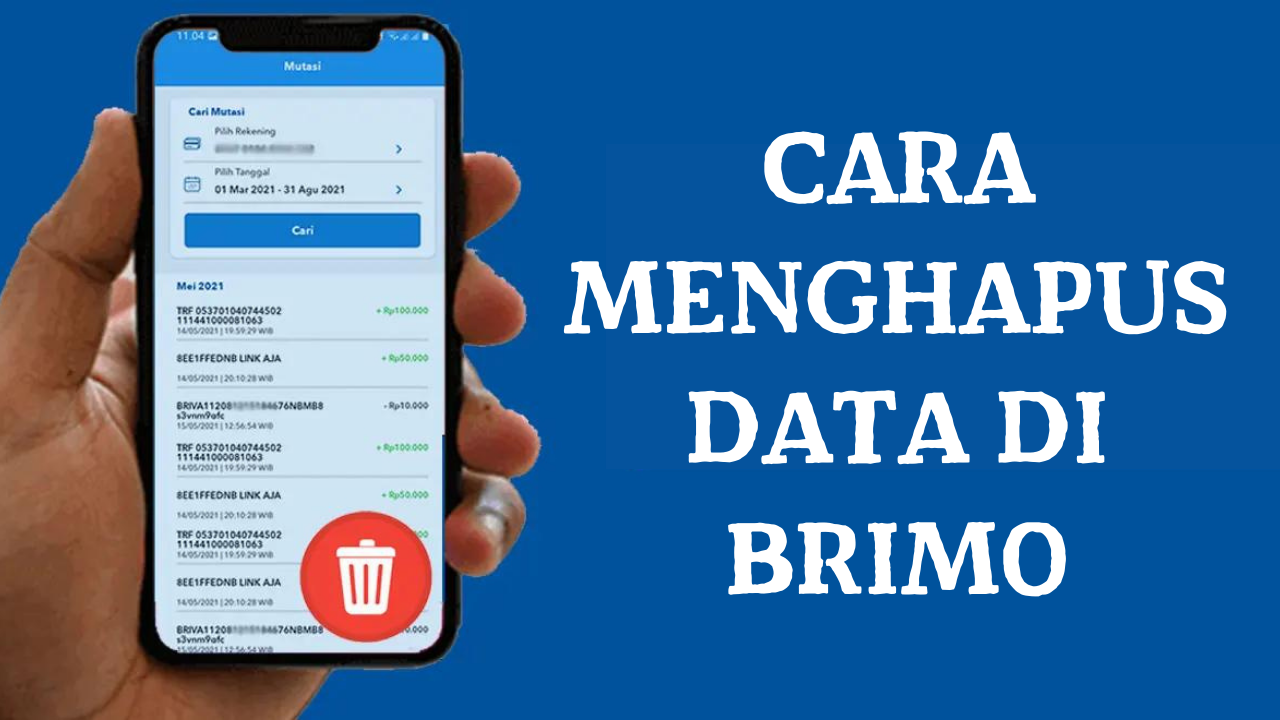 Cara Menghapus Data di Brimo