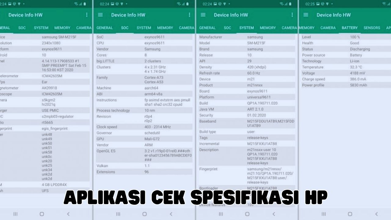 Aplikasi Cek Spesifikasi HP