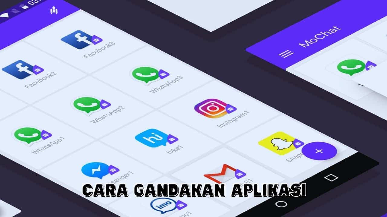 Cara Gandakan Aplikasi